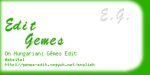 edit gemes business card